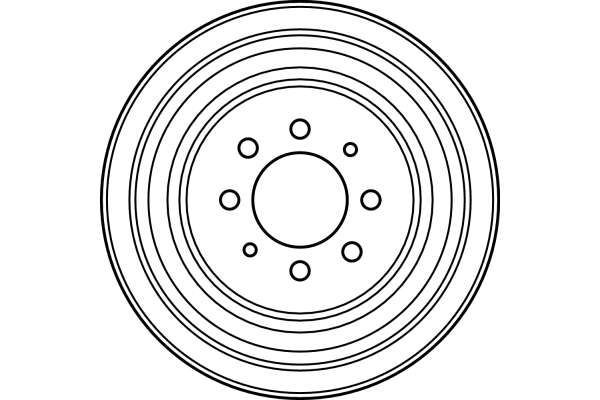 Stabdžių būgnas TRW DB4072