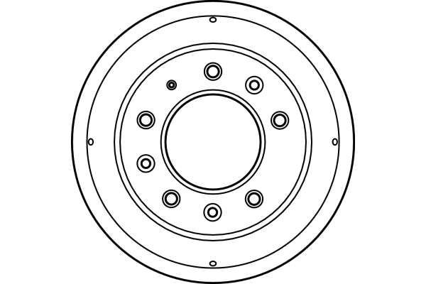 Stabdžių būgnas TRW DB4078