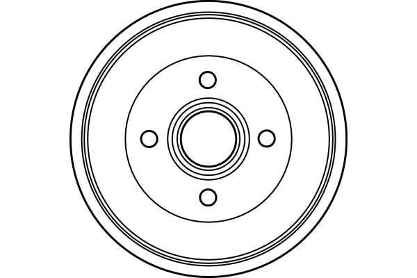 Stabdžių būgnas TRW DB4123