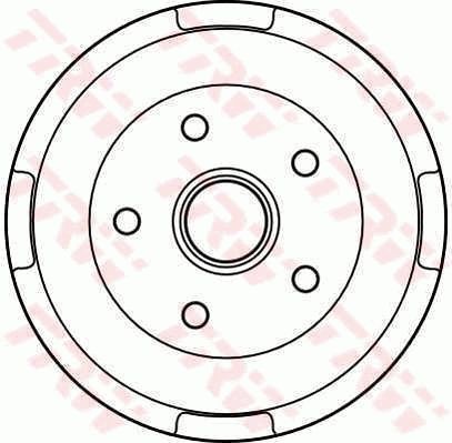 Stabdžių būgnas TRW DB4132
