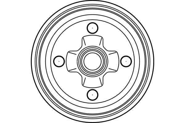 Stabdžių būgnas TRW DB4193