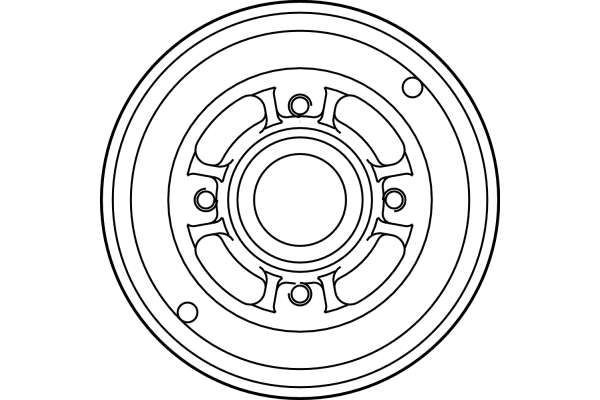 Stabdžių būgnas TRW DB4245
