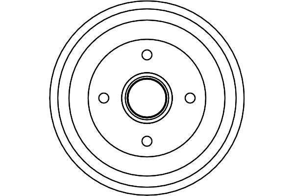 Stabdžių būgnas TRW DB4308