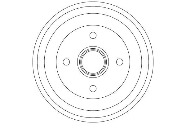 Stabdžių būgnas TRW DB4308MR