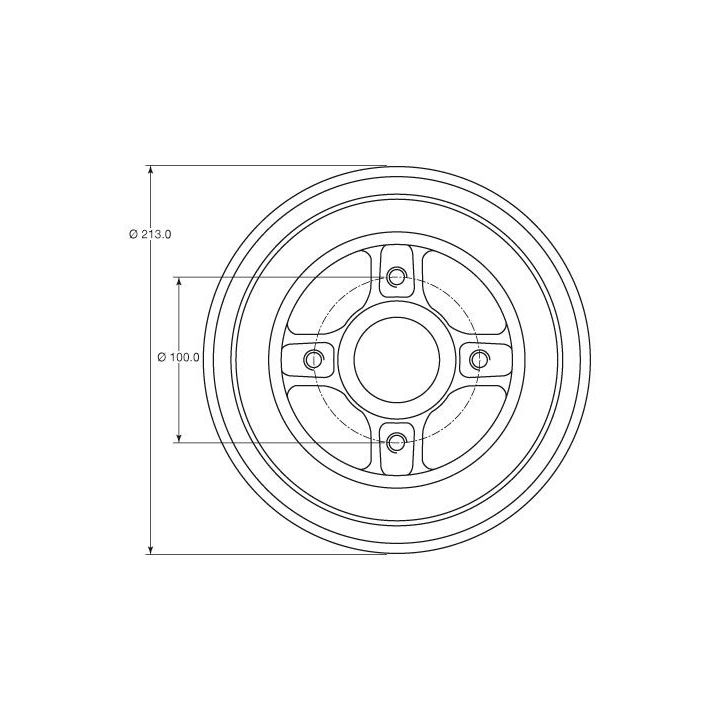 Stabdžių būgnas TRW DB4363MR
