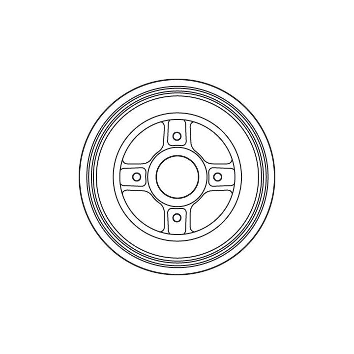 Stabdžių būgnas TRW DB4400B