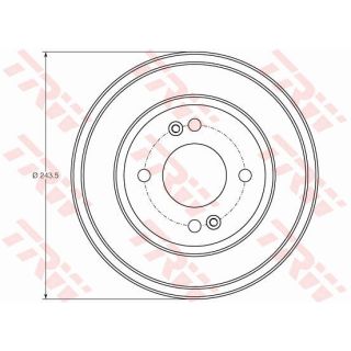 Stabdžių būgnas TRW DB4401