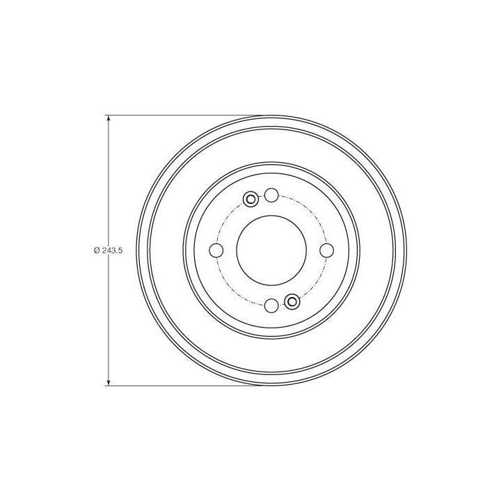 Stabdžių būgnas TRW DB4401