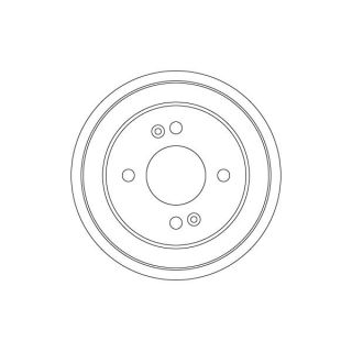 Stabdžių būgnas TRW DB4548