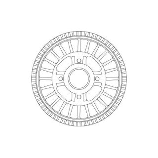 Stabdžių būgnas TRW DB4557MR