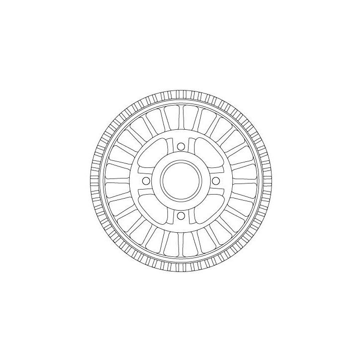 Stabdžių būgnas TRW DB4557MR