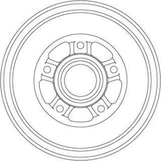 Stabdžių būgnas TRW DB4560MR