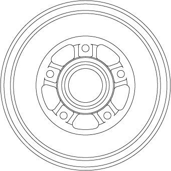 Stabdžių būgnas TRW DB4560MR