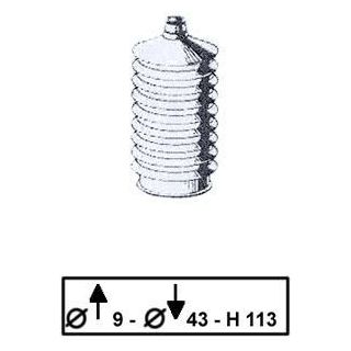 Gofruotoji membrana, vairavimas TRW JBE111