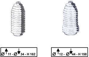 Gofruotoji membrana, vairavimas TRW JBE138