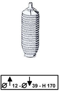 Gofruotoji membrana, vairavimas TRW JBE139