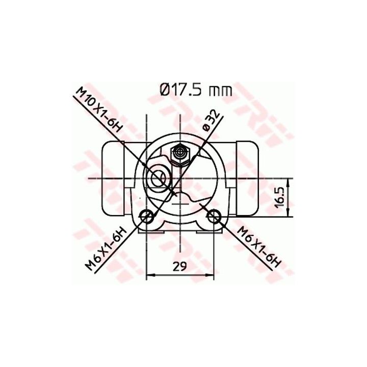 Rato stabdžių cilindras TRW BWC247