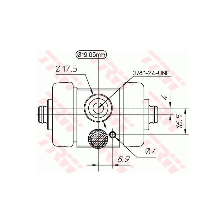 Rato stabdžių cilindras TRW BWD194