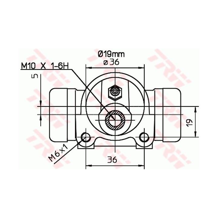 Rato stabdžių cilindras TRW BWD326