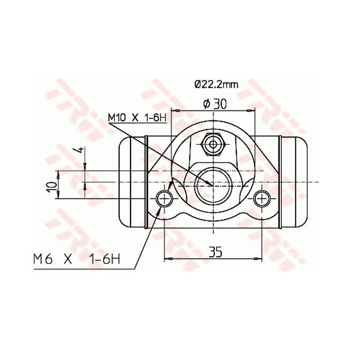 Rato stabdžių cilindras TRW BWH139