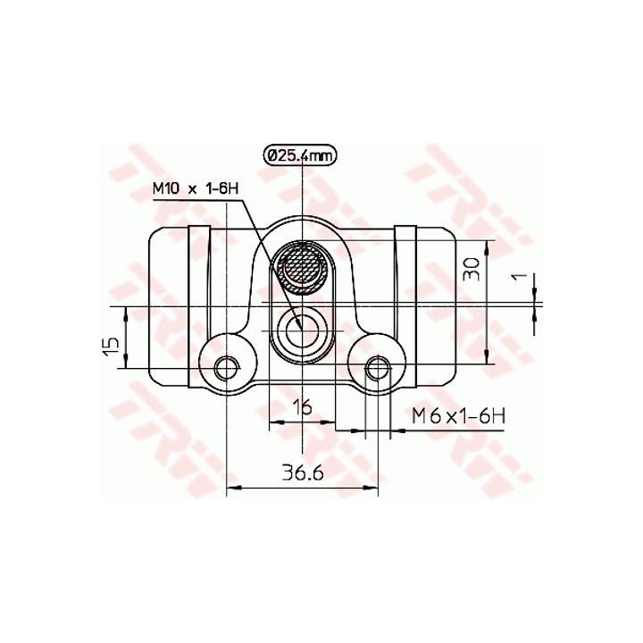 Rato stabdžių cilindras TRW BWH142