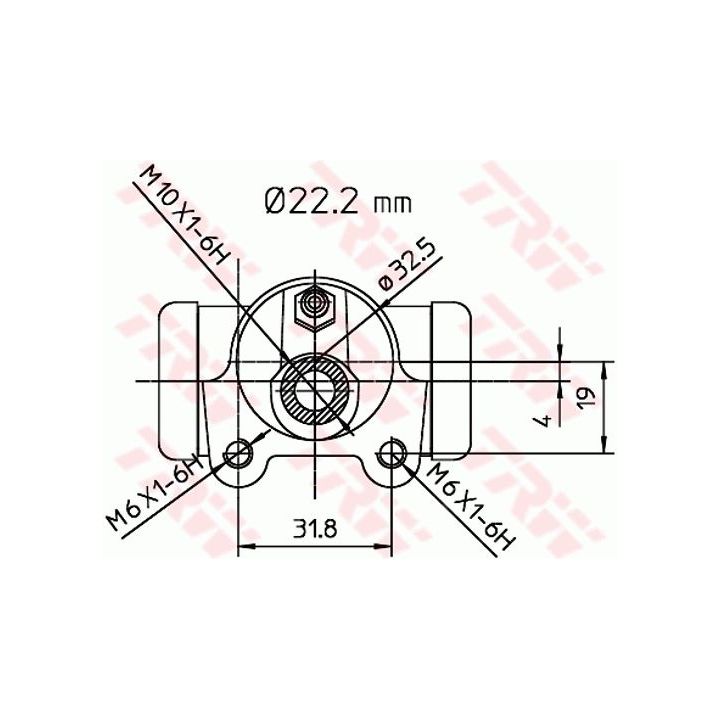 Rato stabdžių cilindras TRW BWH146