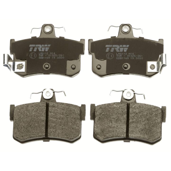 Stabdžių trinkelių rinkinys, diskinis stabdys TRW GDB1169