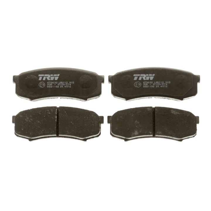 Stabdžių trinkelių rinkinys, diskinis stabdys TRW GDB1182