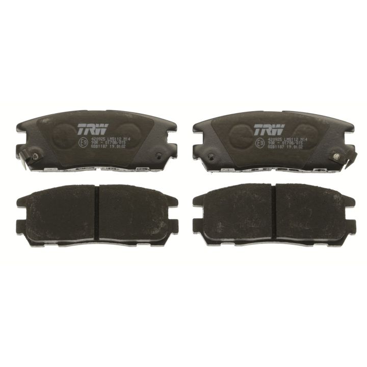 Stabdžių trinkelių rinkinys, diskinis stabdys TRW GDB1187