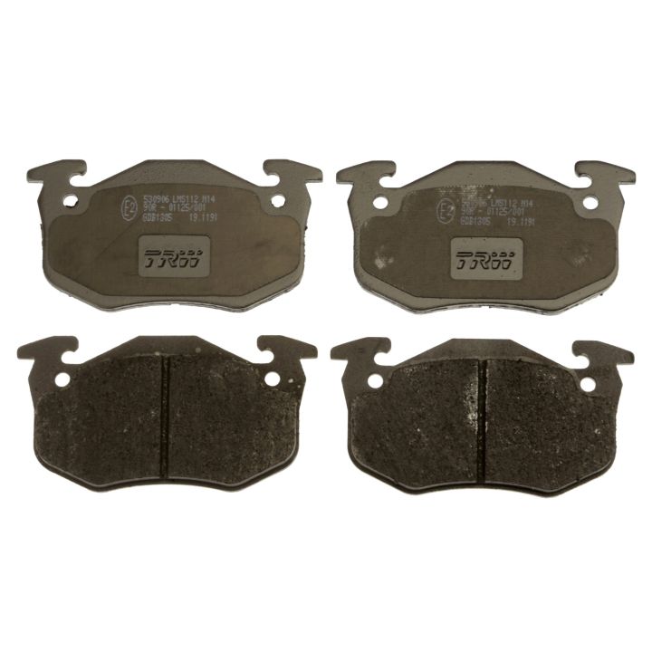 Stabdžių trinkelių rinkinys, diskinis stabdys TRW GDB1305