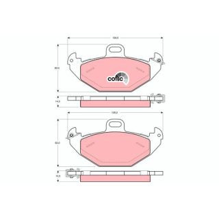 Stabdžių trinkelių rinkinys, diskinis stabdys TRW GDB1353