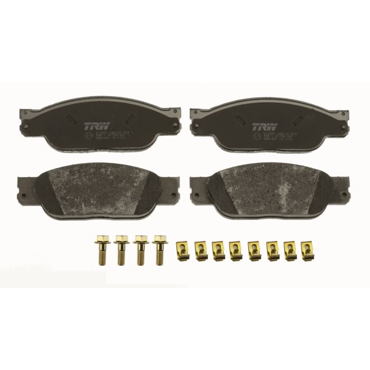 Stabdžių trinkelių rinkinys, diskinis stabdys TRW GDB1401