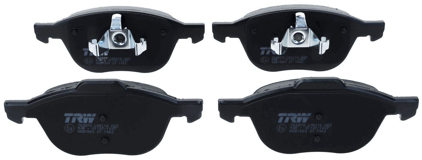 Stabdžių trinkelių rinkinys, diskinis stabdys TRW GDB1583