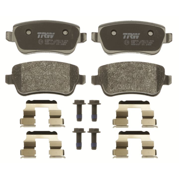 Stabdžių trinkelių rinkinys, diskinis stabdys TRW GDB1637