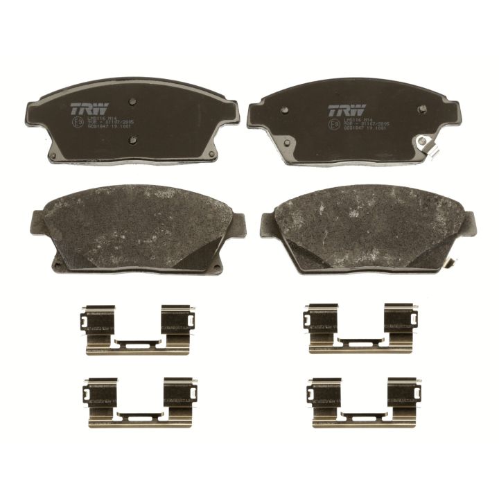 Stabdžių trinkelių rinkinys, diskinis stabdys TRW GDB1847