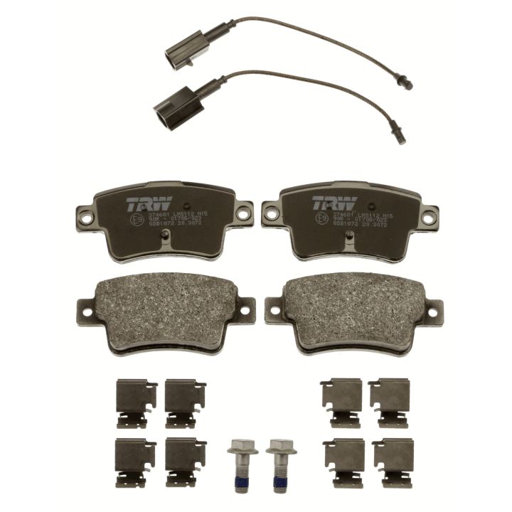 Stabdžių trinkelių rinkinys, diskinis stabdys TRW GDB1872