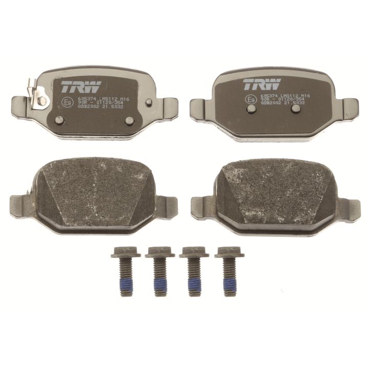 Stabdžių trinkelių rinkinys, diskinis stabdys TRW GDB2002