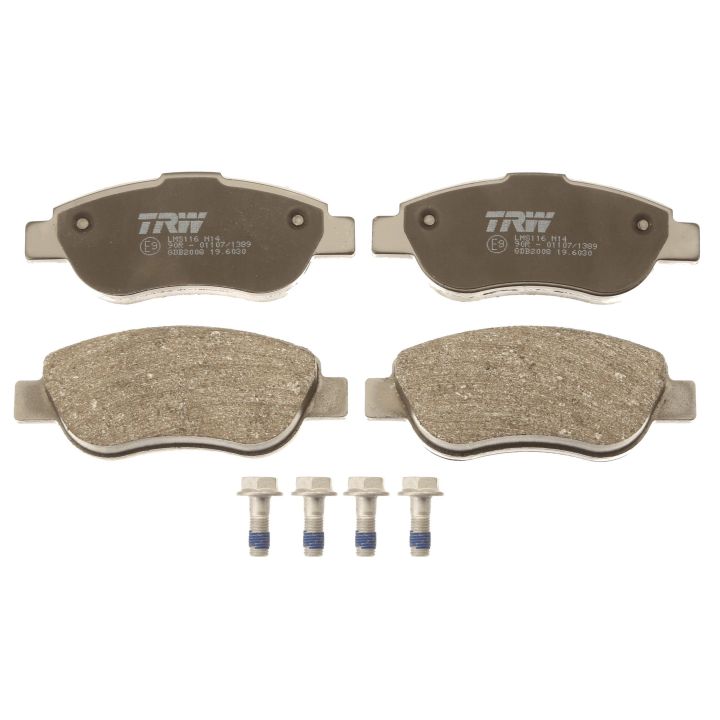 Stabdžių trinkelių rinkinys, diskinis stabdys TRW GDB2008