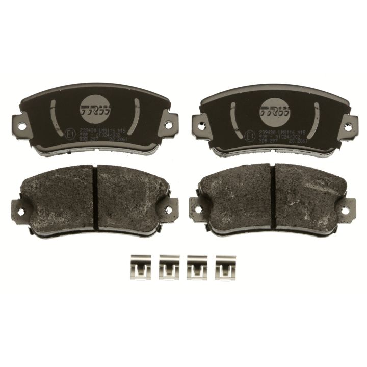 Stabdžių trinkelių rinkinys, diskinis stabdys TRW GDB297