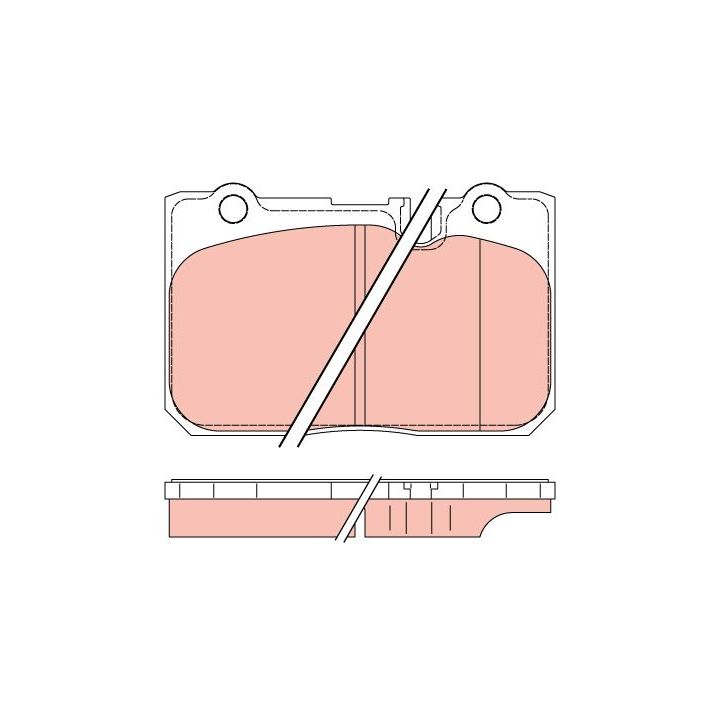 Stabdžių trinkelių rinkinys, diskinis stabdys TRW GDB3226