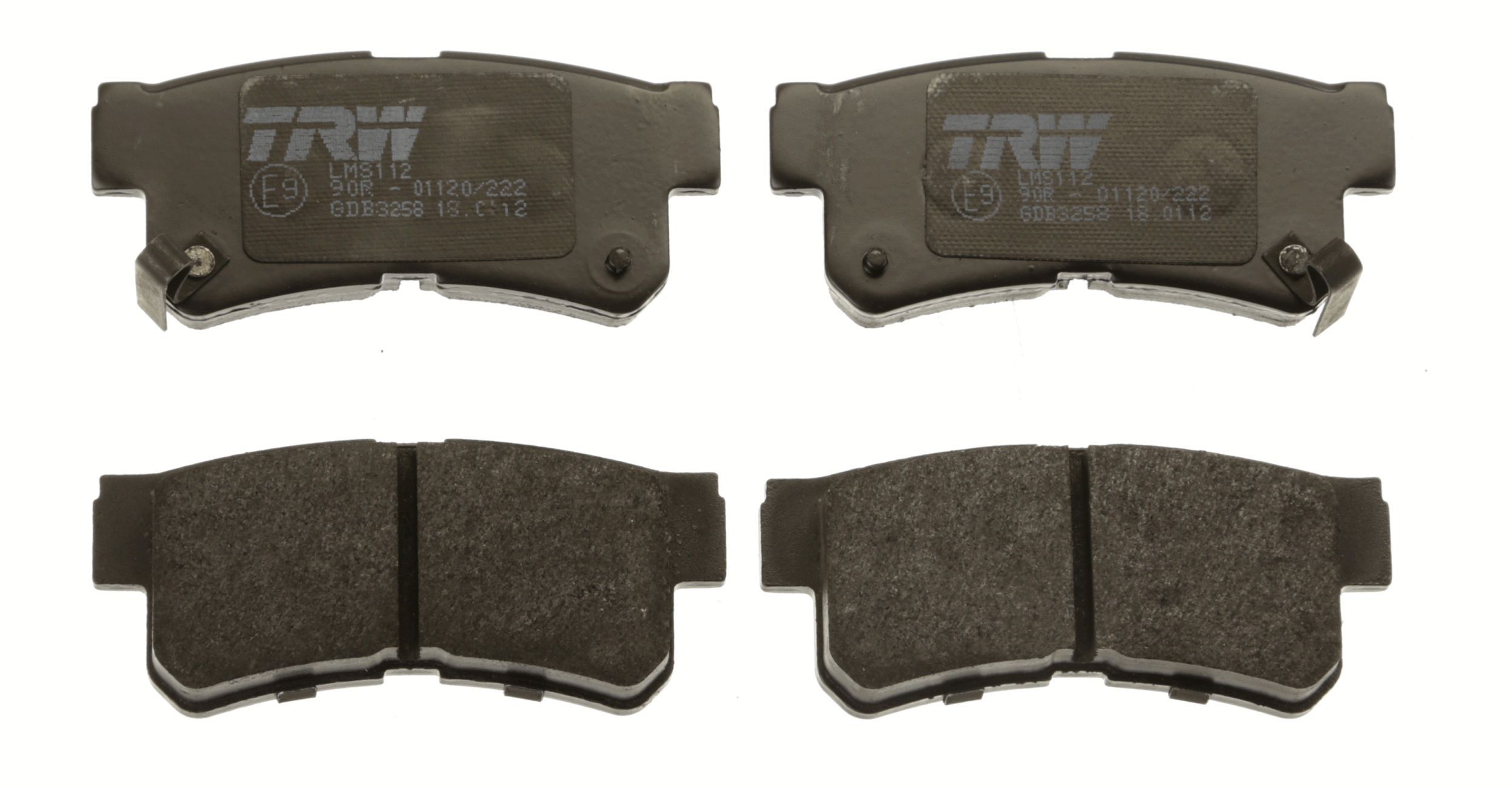 Stabdžių trinkelių rinkinys, diskinis stabdys TRW GDB3258