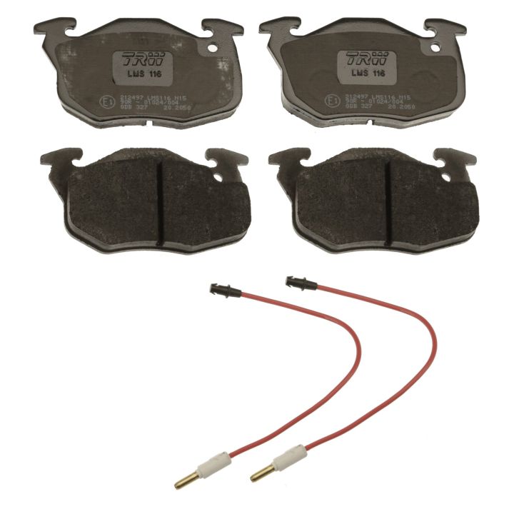 Stabdžių trinkelių rinkinys, diskinis stabdys TRW GDB327