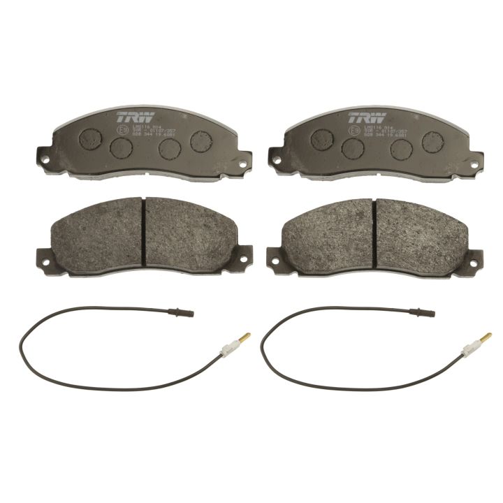 Stabdžių trinkelių rinkinys, diskinis stabdys TRW GDB344