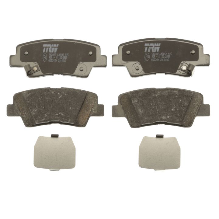 Stabdžių trinkelių rinkinys, diskinis stabdys TRW GDB3494