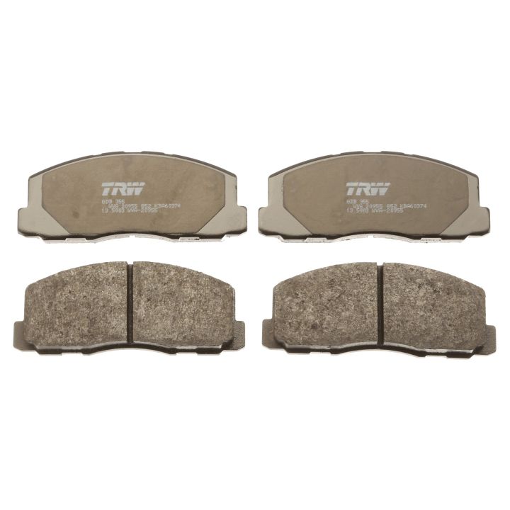 Stabdžių trinkelių rinkinys, diskinis stabdys TRW GDB355