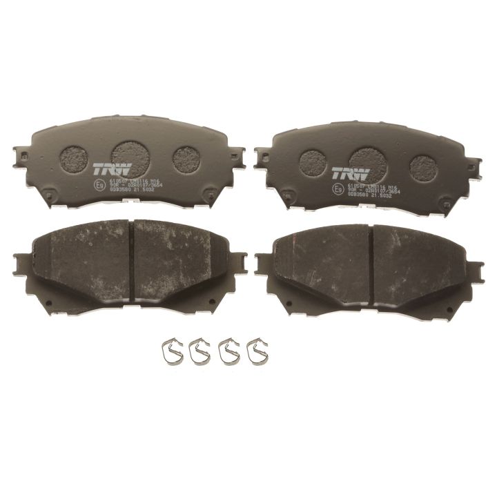 Stabdžių trinkelių rinkinys, diskinis stabdys TRW GDB3580