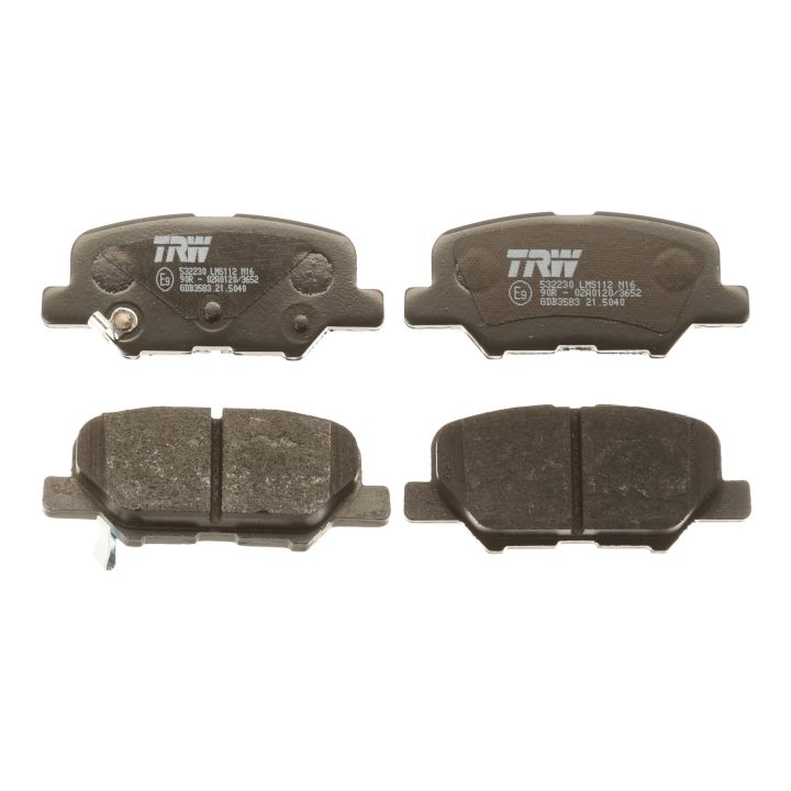 Stabdžių trinkelių rinkinys, diskinis stabdys TRW GDB3583