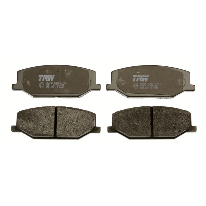 Stabdžių trinkelių rinkinys, diskinis stabdys TRW GDB383