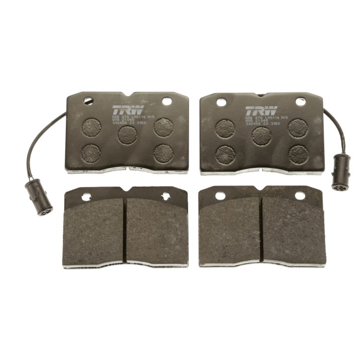 Stabdžių trinkelių rinkinys, diskinis stabdys TRW GDB478