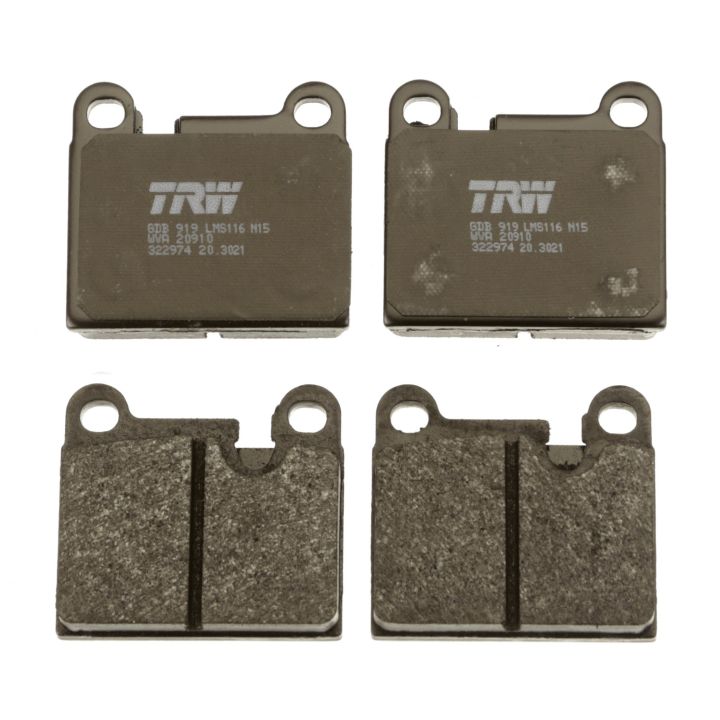 Stabdžių trinkelių rinkinys, diskinis stabdys TRW GDB919